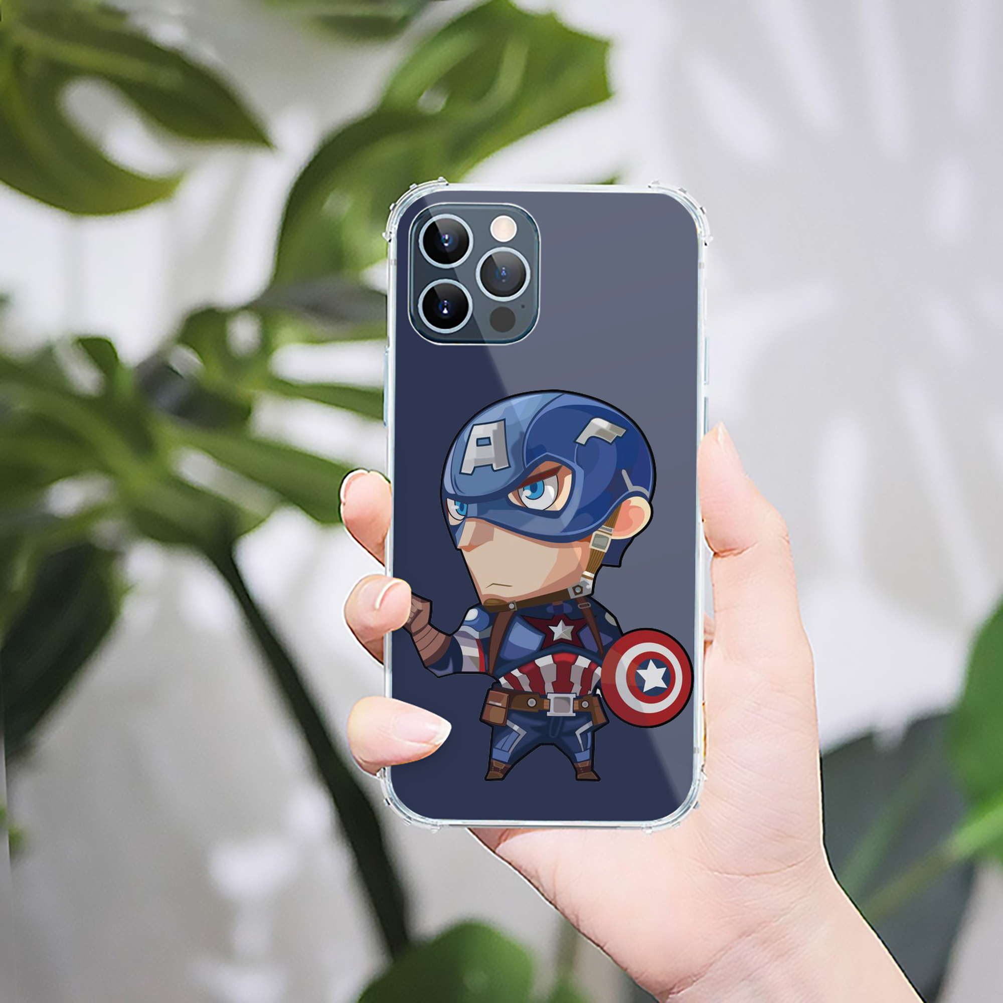 （画像用） アベンジャーズ The Avengers 【iPhone 12シリーズ対応】透明スマホケース（クリアソフトケース）